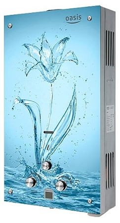 Проточный газовый водонагреватель Oasis Glass 20SG