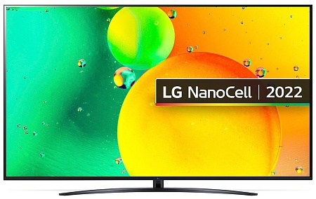 Телевизор LG 65NANO766QA 2022 NanoCell, HDR, LED RU, черный